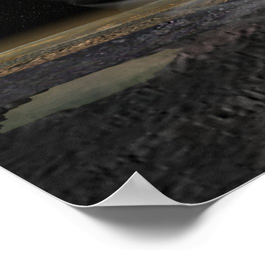 Poster Le radar de l'Orbiteur de reconnaissance de Mars a (Coin)