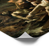 Poster Le Radeau de la Méduse de Theodore Gericault (Coin)