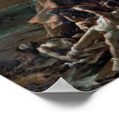 Poster Le radeau de la Méduse, Theodore Gericault (Coin)
