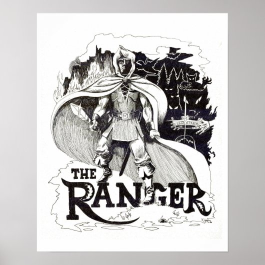 Poster "Le Ranger" - Illustration de Tracy Lesch (Devant)