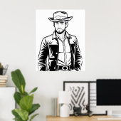 Poster Le Ranger Lone : la frontière numérique (Bureau à domicile)