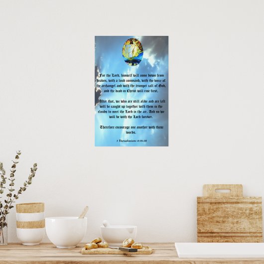 POSTER LE RAPPORT DES CHRÉTIENS (Cuisine)