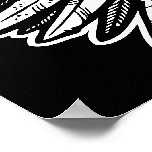 Poster Le Raptor Jésus t'aime (Coin)