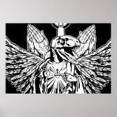 Poster Le Raptor Jésus t'aime (Devant)