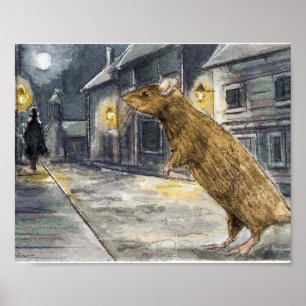 Poster Le rat de Whitechapel