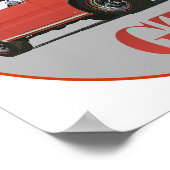 POSTER LE RED GTX DE 1967 (Coin)