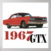 POSTER LE RED GTX DE 1967 (Devant)