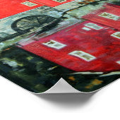 Poster Le Red Mill À Clinton, New Jersey (Coin)