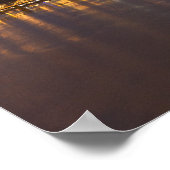 Poster Le reflet de City Lights dans la Willamette (Coin)