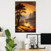 Poster Le Refuge de Sérénité (Bureau à domicile)