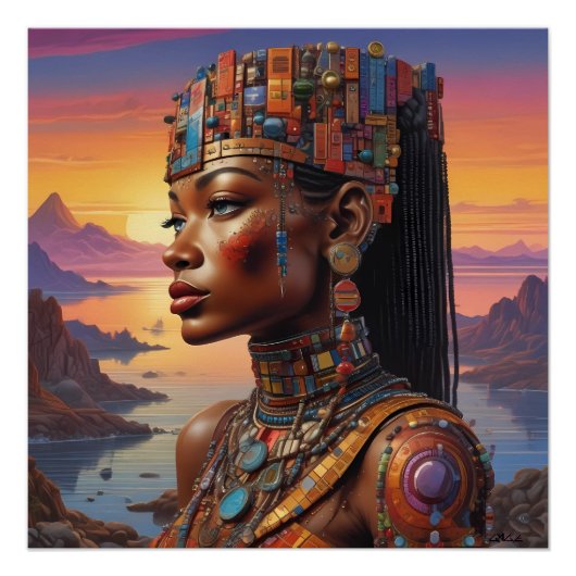 Poster Le regard de Cléopâtre (Devant)