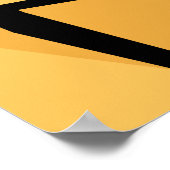 Poster Le regard profond - art abstrait (Coin)