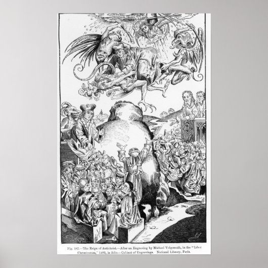 Poster Le règne d'Antichrist (Devant)