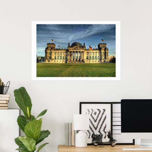 Poster Le Reichstag (Bureau à domicile)