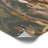 Poster Le renard dans le jardin enchanté (Coin)