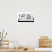 Poster Le renard et les raisins (Cuisine)