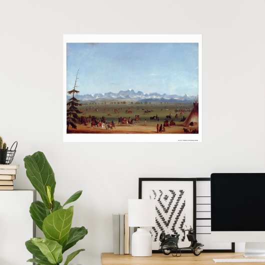 Poster Le Rendezvous Près De Green River (Bureau à domicile)