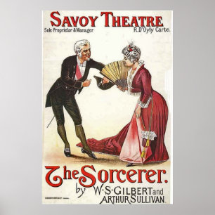 Poster Le renouveau du sorcier.~ Savoy Theatre Londres 18