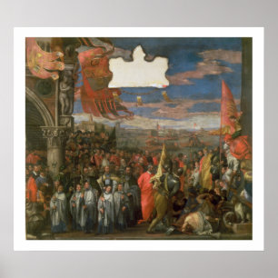 Poster Le renvoi d'Andrea Contarini de doge victorieux