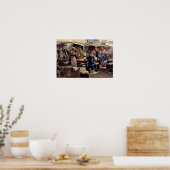 Poster Le Repas, 1875 (Cuisine)