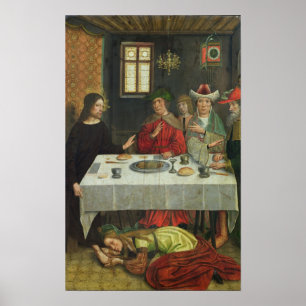 Poster Le repas à la Chambre de Simon le Pharisee