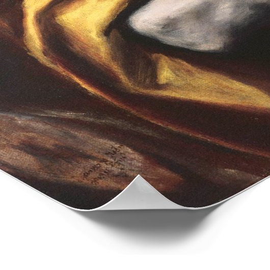 Poster Le repentir Saint Pierre par El Greco (Coin)