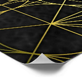 Poster Le réseau de cubes de Metatron (Coin)