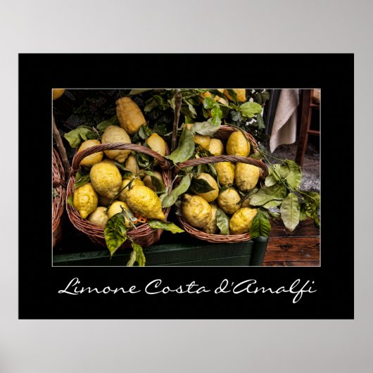 Poster Le restaurant italien Lemons of the Amalfi Coast (Devant)