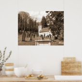 Poster Le Resting Place Churchyard Scotland (Cuisine)