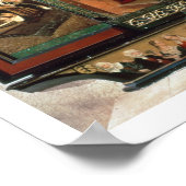 Poster Le Retable Tiefenbronn (fermé) 1432 (tempête) (Coin)