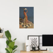 Poster Le retour du bison by Frederic Remington (Bureau à domicile)