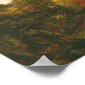 Poster Le retour du chasseur (1845) — Thomas Cole (Coin)