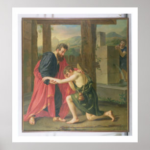 Poster Le retour du fils prodigue, 1823 (huile dans le