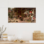 Poster Le retour du fils prodigue, 1862 (Cuisine)