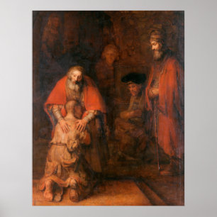 Poster Le retour du fils prodigue Rembrandt