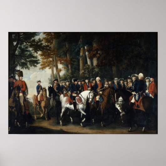 Poster Le retour du roi Frédéric II de Preussen von (Devant)