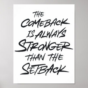 Poster Le retour est toujours plus fort que le recul