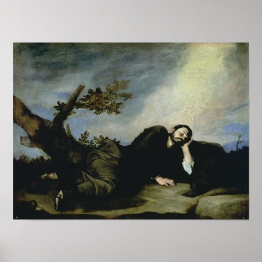 Poster Le rêve de Jacob, 1639 (Devant)
