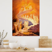 Poster Le rêve de Jacob Par William Blake (Cuisine)