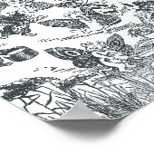 Poster Le rêve de Kitty de Fairyland, Louis Wain (Coin)