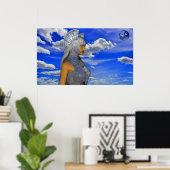 Poster Le rêve de l'Imaginaire (Bureau à domicile)