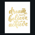 Poster Le rêve de l'or moderne croire atteindre la motiva<br><div class="desc">Le rêve de l'or moderne croire atteindre la motivation</div>