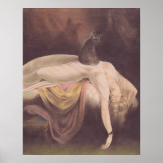 Poster Le rêve de minuit Henry Fuseli