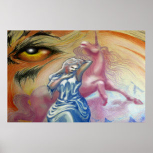 Poster Le rêve de Unicorn
