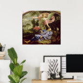 Poster Le rêve d'Élie, 1650-55 (Bureau à domicile)