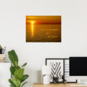 Poster Le rêve des îles suédoises. (Bureau à domicile)