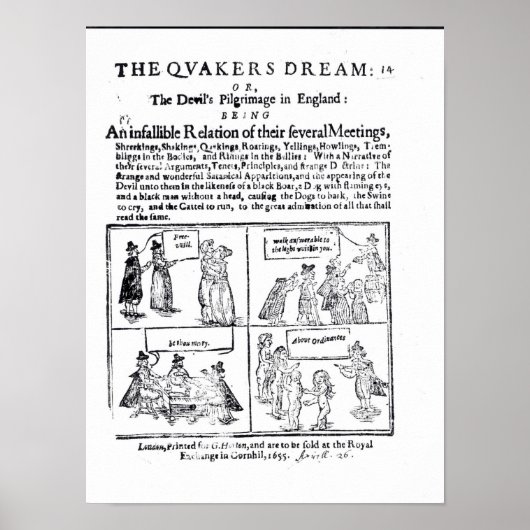 Poster Le rêve des quakers (Devant)