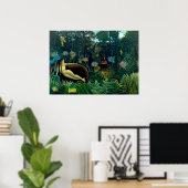 Poster Le rêve d'Henri Rousseau (Bureau à domicile)