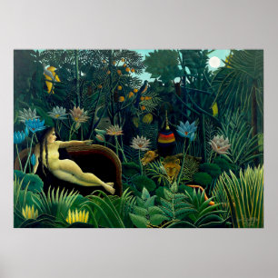 Poster Le rêve d'Henri Rousseau
