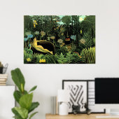 Poster Le rêve d'Henri Rousseau (1910) (Bureau à domicile)
